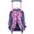 Sac à dos à roulettes make today beautiful papillons must 45 cm trolley Multicolore 2 - vertbaudet enfant 