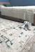 Tapis design avec franges volubilis Bleu naturel 6 - vertbaudet enfant 