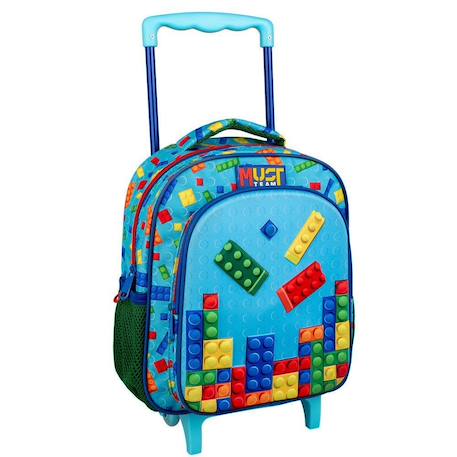 Garçon-Accessoires-Cartable, trousse-Sac à dos à roulettes bricks must 31 cm trolley - maternelle