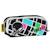 Trousse fille 2 compartiments titi motif quadrillage 23 cm Noir / multicolore / blanc 1 - vertbaudet enfant 