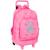 Sac à dos à roulettes benetton heart 45 cm trolley haut de gamme Multicolore 1 - vertbaudet enfant 