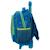 Sac à dos trolley maternelle garçon rubble & crew de la pat patrouille 30 cm Bleu / jaune 4 - vertbaudet enfant 