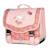 Cartable fille 38 cm dream and flowers - 2 compartiments à fermeture éclair Rose+Rose pastel 3 - vertbaudet enfant 