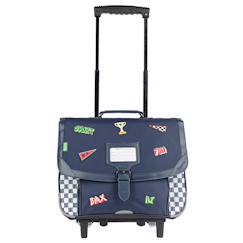 -Cartable à roulettes polyester recyclé matheo 38 cm