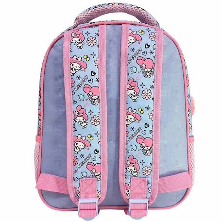 Sac à dos préscolaire polyester motif my melody must Bleu ciel 2 - vertbaudet enfant 