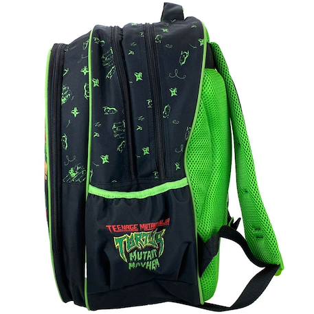 Sac à dos enfant garçon polyester imprimé tortue ninja 43 cm Multicolore 2 - vertbaudet enfant 