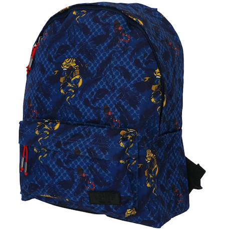Sac à dos scolaire garçon textile motif tigre renforcé Bleu / bleu / bleu 1 - vertbaudet enfant 