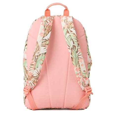 Sac à dos scolaire fille rip curl double dome avec chouchou - 41 cm Ecru/sable 2 - vertbaudet enfant 
