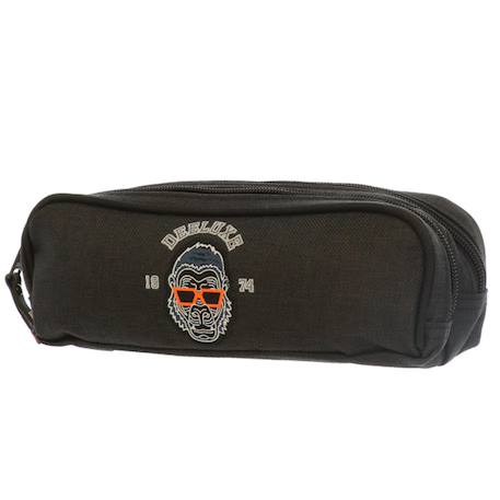 Trousse deluxe en toile - 2 compartiments Noir 2 - vertbaudet enfant 