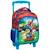 Sac trolley maternelle rescue wheels pat patrouille 30 cm Bleu / rouge 1 - vertbaudet enfant 