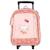 Sac à dos à roulettes 43 cm - motif cheval - generique bella sara Blanc / multicolore+Violet 2 - vertbaudet enfant 