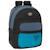 Sac à dos à roulettes adaptable california 20l 42x32x15 cm Bleu / blanc / blanc 1 - vertbaudet enfant 