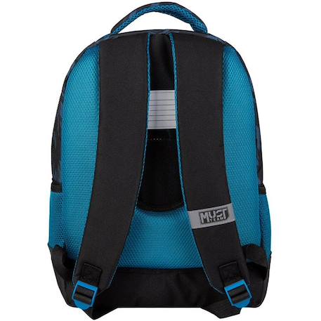 Sac à dos enfant cmp hunter 43 cm – 2 compartiments zippés Noir / bleu / marine / noir 2 - vertbaudet enfant 