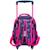 Sac à dos à roulettes maternelle fille chat little princess - trolley - compact - little princess Rose 2 - vertbaudet enfant 