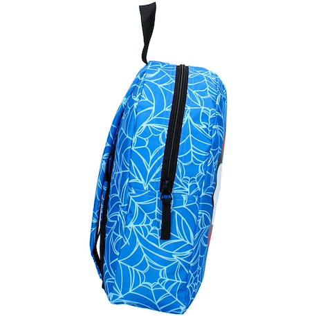 Sac à dos maternelle spiderman visage stylisé en tissu synthétique Bleu / rouge / blanc 3 - vertbaudet enfant 