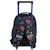 Sac à dos chariot à roulettes space battle 3 compartiments zippés 45 cm Noir / bleu / marine / bleu 2 - vertbaudet enfant 