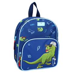 Sac à dos maternelle dinosaure t-rex skate 30 cm  - vertbaudet enfant
