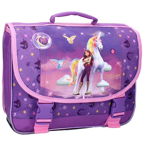 Fille-Accessoires-Cartable licorne 2 compartiments 38 cm