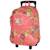 Sac à dos à roulettes fille - haut de gamme Multicolore 1 - vertbaudet enfant 