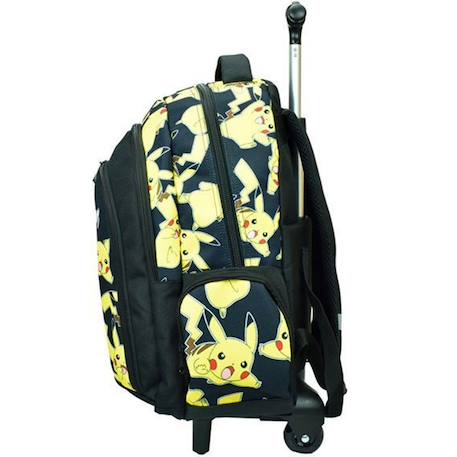 Sac à dos à roulettes pokémon pikachu 50 cm - cartable Multicolore 2 - vertbaudet enfant 