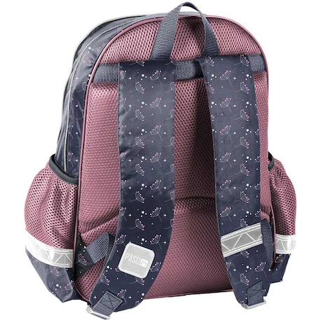 Sac à dos scolaire licorne 2 compartiments 38 cm qualité premium Bleu / rose 2 - vertbaudet enfant 