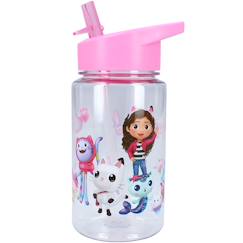 Puériculture-Repas-Gourde enfant 450 ml gabby and the magic house en pvc sans bisphénol a