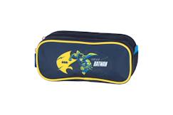 Batman - trousse scolaire enfant - garçon - bleu marine/jaune - 2 compartiments  - vertbaudet enfant