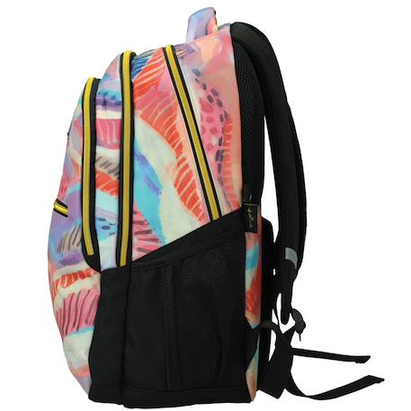 Sac à dos école hallmark paysage abstrait 43 cm – 2 compartiments zippés Multicolore 2 - vertbaudet enfant 