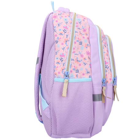 Sac à dos imprimé stitch – 44 cm, 3 poches zippées – lilo & stitch Violet clair 2 - vertbaudet enfant 
