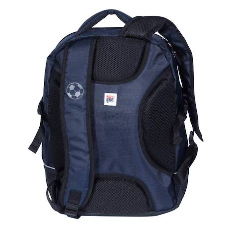 Sac à dos scolaire garçon textile haut de gamme allez les bleus 42 cm Bleu marine 2 - vertbaudet enfant 