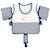 Gilet de natation hollis marin stripes (2-3 ans) Bleu, blanc 1 - vertbaudet enfant 