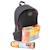 Sac à dos scolaire avec trousse rip curl double dome 2 compartiments Rose 1 - vertbaudet enfant 