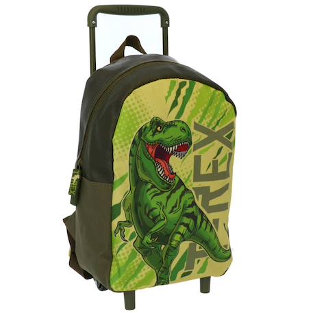 Garçon-Accessoires-Cartable, trousse-Sac à dos à roulettes enfant dinosaure t?rex 34 cm - trolley maternelle
