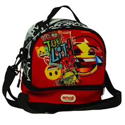 Sac gouter emoji too lit 21 cm - sac déjeuner  - vertbaudet enfant