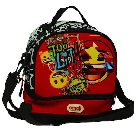 Sac gouter emoji too lit 21 cm - sac déjeuner Multicolore 1 - vertbaudet enfant 