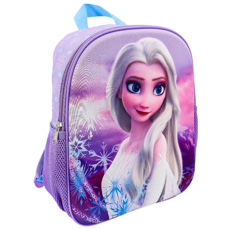 Fille-Accessoires-Cartable, trousse-Sac à dos maternelle imprimé elsa la reine des neiges