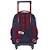 Trolley scolaire spiderman 3 compartiments avec base plastique rigide 45 cm Noir / rouge / bleu 2 - vertbaudet enfant 