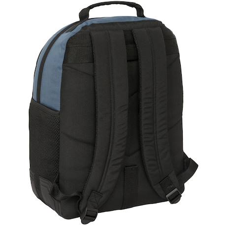 Sac à dos à roulettes adaptable california 20l 42x32x15 cm Bleu / blanc / blanc 3 - vertbaudet enfant 