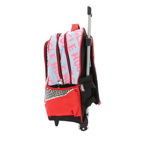 Sac à dos à roulettes fille minnie love 45 cm - disney Multicolore 2 - vertbaudet enfant 