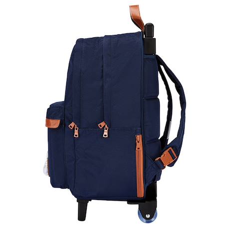 Trolley backpack 41 cm camille collection 2026 Bleu / noir / gris 2 - vertbaudet enfant 
