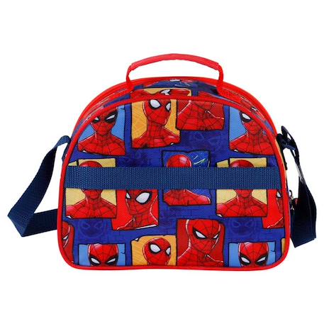 Sac gouter spiderman sides 3d 25 cm - sac déjeuner Multicolore 2 - vertbaudet enfant 