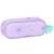 Trousse fille double compartiment la reine des neiges imprimé disney frozen 21 cm Blanc / violet / bleu 2 - vertbaudet enfant 