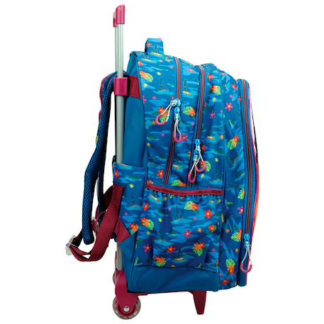 Sac à dos à roulettes fille - vaiana wave - disney haut de gamme Multicolore 2 - vertbaudet enfant 