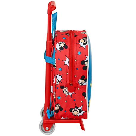 Sac à dos chariot 1 compartiment mickey 28x22x10 cm Blanc / rose / clair / blanc 2 - vertbaudet enfant 