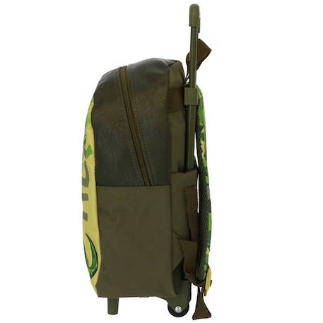 Sac à dos à roulettes enfant dinosaure t?rex 34 cm - trolley maternelle Vert 4 - vertbaudet enfant 