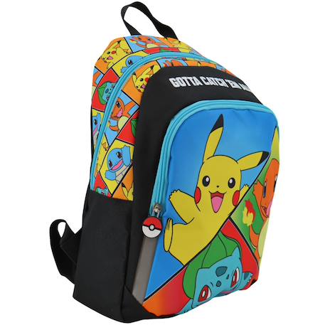Garçon-Accessoires-Cartable, trousse-Sac à dos enfant pokémon imprimé motifs personnages avec bretelles rembourrées