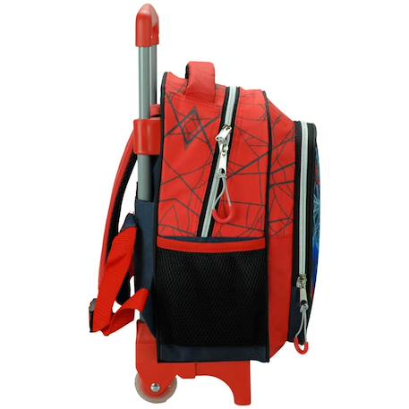Trolley garçon sac à dos imprimé spider-man en tissu Multicolore 4 - vertbaudet enfant 