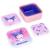 Boite à goûter sanrio kuromi fresh bites lot de 3 en pvc carrées Multicolore 2 - vertbaudet enfant 