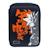 Trousse garçon zippée 2 compartiments personnage naruto ensemble papeterie 20 cm Noir / orange 1 - vertbaudet enfant 