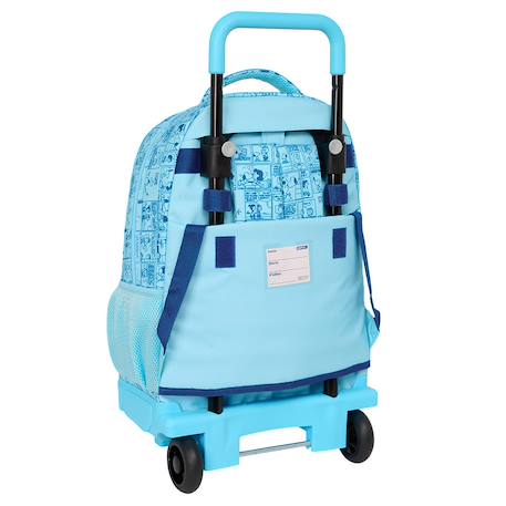 Sac à dos à roulettes snoopy love - trolley 45 cm Multicolore 2 - vertbaudet enfant 